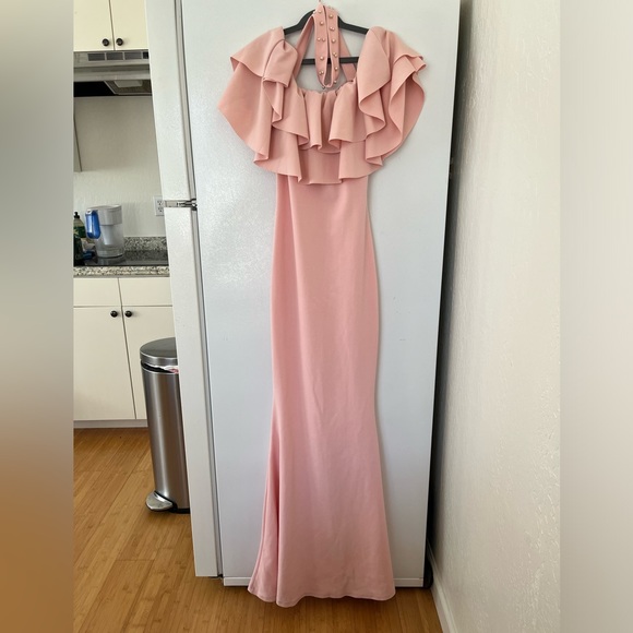 Beautiful Pink Prom Dress/formal/ Engagement Party/Weeding Guest Dress Size: S-M - Picture 1 of 4
